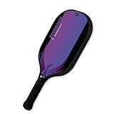 Paddletek Phoenix Genesis 2 – 14mm Pickleball Paddle – Fiberglass Composite Face – Easy Power & Soft Feel – USAPA Approved Pickle Ball Paddle – 5.25 Inch Handle (Purple)