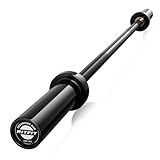 RITFIT Olympic Barbell 4ft/4.8ft/6ft - 2 Inch Weight Bar for Strength Training, Weightlifting, Squat, Deadlift, Bench Press, Curl, Overhead Press - 350lbs/500lbs Capacity 4FT Black