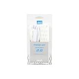 Jointlax Lacrosse 2.0 Semi-Soft Complete Kit Lacrosse Mesh and Strings - White