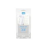 Jointlax Lacrosse 2.0 Semi-Soft Complete Kit Lacrosse Mesh and Strings - White