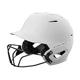 EvoShield XVT™ 2.0 Matte Batting Helmet with Facemask - Team White, Small/Medium