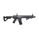 DPMS SBR CO2-Powered BB Air Rifle with 25-Round Magazine - Full and Semi-Auto Action, 430 FPS, Adjustable Stock - Black