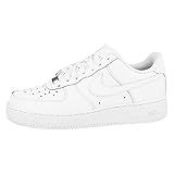 Nike Men's AIR Force 1 '07 Basketball Shoes, White/Light Chocolate/Grey Fog, 11