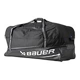 Bauer Hockey Premium Carry Bag '24 (Black/White, Senior/Large (35"x20"x18"))