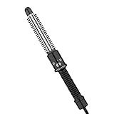 Conair Instant Heat Curling Iron Brush, 3/4-Inch Barrel Curling Brush for Short Hair, 30-Second Heat-Up with 25 Heat Settings for All Hair Types, Black