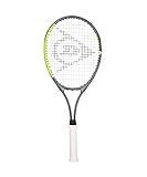 Dunlop Sports SX 27 Pre-Strung Tennis Racket, Grip Size 3/8, Yellow/Grey