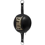 Everlast Elite Double End Bag | Premium Leather, Latex Bladder | Speed