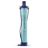LifeStraw Personal — Water Filter for Hiking, Camping, Travel, and Emergency Preparedness, 1 Pack, Blue