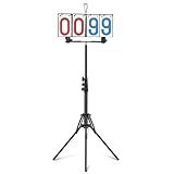 Purple River Portable Hanging Scoreboard with Stand, Volleyball Basketball Tennis Table Tennis Scoreboards, Ideal for Multiple Sports/Games Score Scenarios