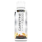 Cutler Nutrition Liquid L-Carnitine Fat Burner Supplement with Acetyl L-Carnitine & L-Carnitine Tartrate - Fat Burner Formula for Optimal Absorption, Energy & Muscle Support | Orange Flavor