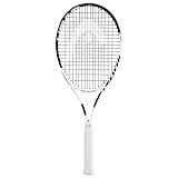 HEAD Metallix Attitude Pro White Tennis Racket - Pre-Strung Adult Tennis Racquet for Control and Maneuverability