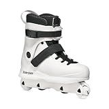 Rollerblade Blank Canvas Adult Fitness Inline Skate, White, Urban Performance Inline Skates