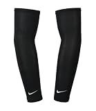 Nike Dri-Fit UV Solar Arm Sleeves - 1 Pair - Unisex - Adult (Black, Adult S/M)