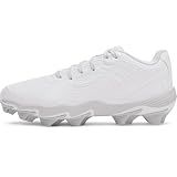 Under Armour Women's Glyde Sola RM Softball Cleats, (100) White/Summit White/Stone, 7.5, US