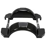 Set of 2 Single Axle Trailer Fenders 13" Wheels Tire Skirt Boat(Black)