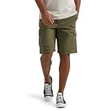 Lee Men's Extreme Motion Crossroad Cargo Short Olive Night 36