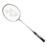 YONEX Muscle Power 29 Carbon Graphite Strung Badminton Racket with Full Racket Cover (Black/White) | for Intermediate Players | 85 Grams | Maximum String Tension - 30lbs