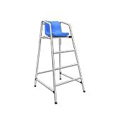 Joaaea Lifeguard Chair for Pool high Elevated Referee Stand Heavy Duty Non Slip seat Platform for Backyard Outdoor Swimming Safety(30 * 36 * 59", Silver)