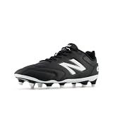 New Balance Unisex-Adult 442 Team FG V3 Soccer Shoe, Black 100/Nb 103 White, Men 10.5 / Women 12