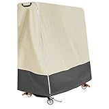 Aaaspark Indoor/Outdoor Premium Ping Pong Table Cover Waterproof Dustproof Sunscreen Heavy-Duty Folding Table Tennis Table Cover