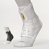 Lace Up Ankle Brace with Figure-8 Straps – Ultra 360® Figure-8 Ankle Brace for Sprained Ankles – Low Profile Sports Ankle Brace for Basketball, Volleyball & Running – Adjustable Brace for Men & Women