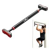 RHINOSPORT Pull Up Bar for Narrow Rental Door Frames, 70–92cm（27.5-36.2in）
