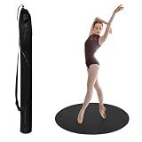 LTTGX Portable Dance Floor Mat 33", Non-Slip Ballet Turning Pad for Spin Practice (Round)