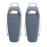 MISSION Boat Gear Sentry Boat Fenders 2 Pack - Heavy Duty Boat Fenders for Docking - Flat Hull Hugging Boat Bumpers for Safe Boat Protection (Storm)
