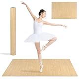 1/5-Inch Extra-Thick Marley Dance Floor, 3x4Ft Dance Floor Mat, Non-Slip Shock-Absorbing Portable Marley Floors, Ballet Jazz Pop Practice Floor for Home Studio School