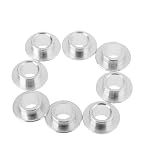 MUXSAM 8-Pack Inline Skate Bearing Bushing Spacers for 8mm Axles - Silver, Wheel Center Bearing Spacers for Men & Women Outdoor Skating