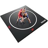 FINCOME Wrestling Mat 1.2”Thick Jiu Jitsu Mat XPE Foam for BJJ MMA Training