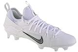 Nike Men's Huarache 9 Elite Low Lacrosse Cleats (White | Black, 12)