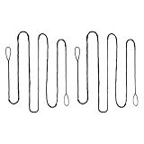 sanlida Archery 2pcs Bow String Replacement for Recurve Bow, Standard/Universal Dacron BCY B55 Bowstring Replacement, AMO Length 48"/54"/62"/66"/68"/70",12 Strands (62inch)