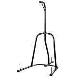VEVOR Punching Bag Stand, Steel Heavy Duty Workout Equipment, Boxing Punching Bag Stand, Holds Up to 140 lbs, Freestanding Sandbag Rack with Weighted Base, Training Equipment for Home Gym Fitness
