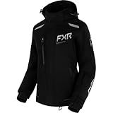 FXR Women's Renegade FX Jacket (Black/Light Gray - Size 12)
