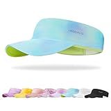 Trodalo Kids Sun Visor Hats for Girls Boys, Lightweight Cooling Stretchy Visor, Packable Sports Hat for Running, Tennis, Golf