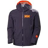 Helly Hansen Sogn Shell 2.0 Jacket for Men, Premium Waterproof Skiing-Jacket with Breathable Fabric, Ideal for Winter Sports, 660 Black Grape - X-Large