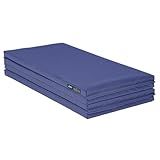 Z Athletic Folding Mat for Gymnastics, Tumbling, Cheerleading, and More, 4 Ft x 8 Ft x 2 In