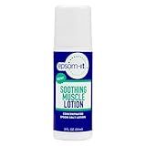 Epsom-It Soothing Muscle Lotion - Roll On Epsom Salt Lotion with Arnica for Muscle Stiffness, Leg, Knees and Feet Discomfort, Topical Magnesium Cream, 3oz