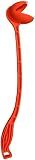 Speed Arm Ball Thrower | Cricket Practice Launcher & Pickup | Dog Fetch & Fold Set | Cricket Equipment (Orange, with Leather Ball)