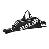 EALER Baseball Bat Tote Bag & T-ball, Softball Equipment Bag - Gear for Kids, Youth, and Adults Holds Bat, Helmet, Glove, Cleats, Shoes and More(Black)