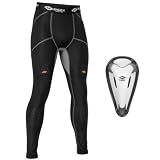 Shock Doctor Compression Hockey Pant w/Protective Cup, Adult Multi