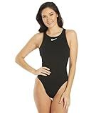 Nike Women's Hydrastrong Water Polo One Piece Swimsuit Black, Size 32
