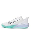 Nike Men's Precision 7 Basketball Shoes, White/Iron Grey-Ghost-Dynamic Turquoise, 12