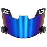 LOKIYS Football Visor - for Youth Football Helmets & Adult Football Helmets (Blue)