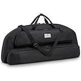 CVLIFE 37" Compound Bow Case, Bow Bag Soft Bow Case Arrow Case, Lightweight Archery Case with Backpack Strap and Arrow Pocket Padding for Hunting Protection, Black