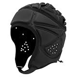 Rugby Headguards, Soft Football Helmet, Youth 7v7 Rugby Helmet Scrum Cap Soft Padded Headgear Rugby Helmet Headguard Autism Special Needs Head Protection for Adults Kids