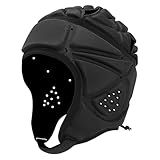Rugby Headguards, Soft Football Helmet, Youth 7v7 Rugby Helmet Soft Padded Headgear Rugby Helmet Headguard Autism Special Needs Head Protection for Adults Kids