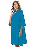 KFUBUO Surf Poncho Changing Towel Swim Robe with Pocket Plus Size Terry Cloth Swim Cover Up for Women Towel Poncho Hoodie