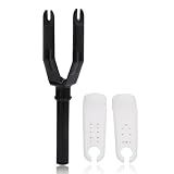 equlup Front Fork Replacement, Aluminum Alloy Electric Scoter Fork Easily Install Electric Scooter Accessory with Plastic Cover for M365 M365PRO (White)